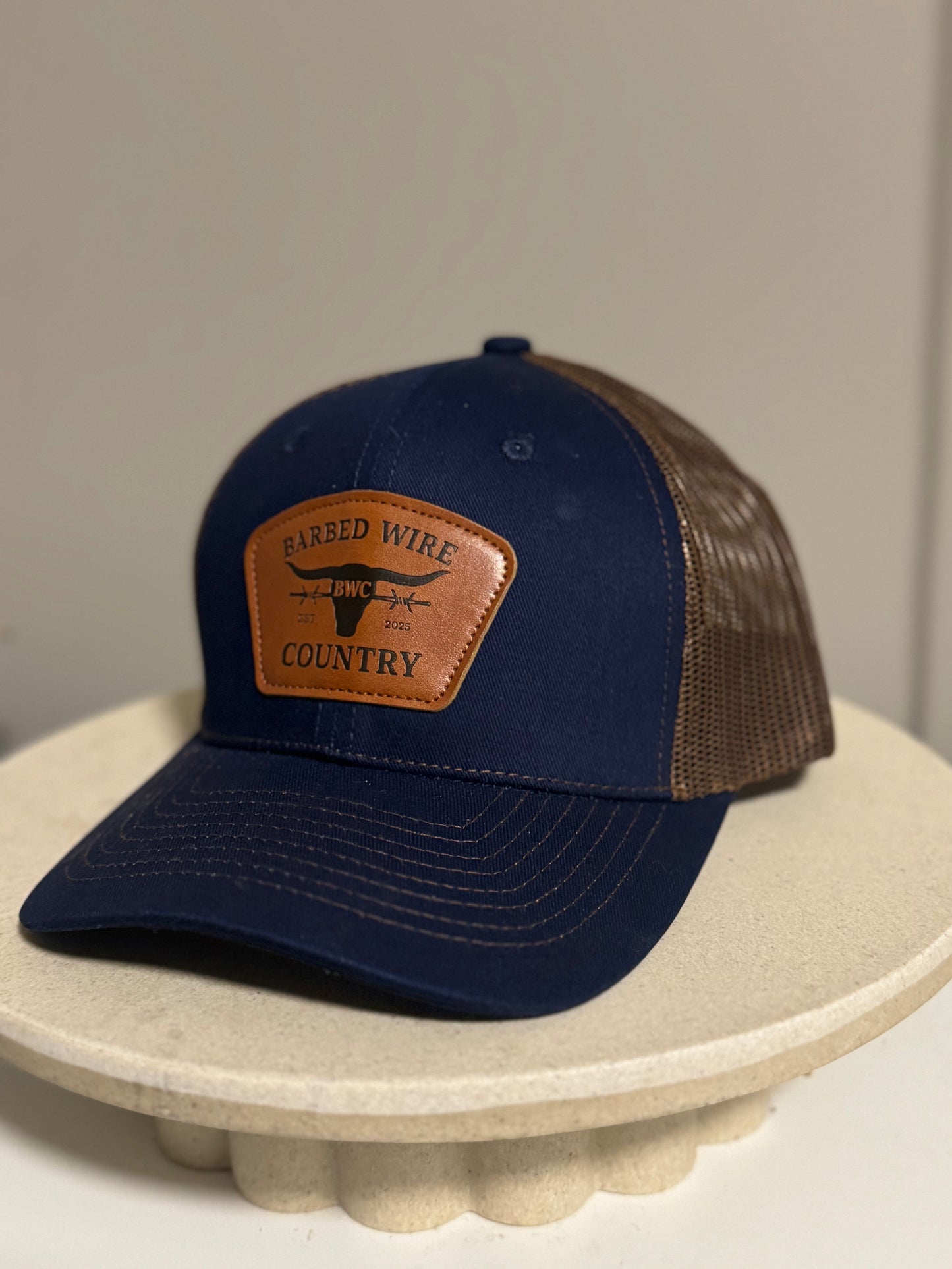 Leather Patch Cap
